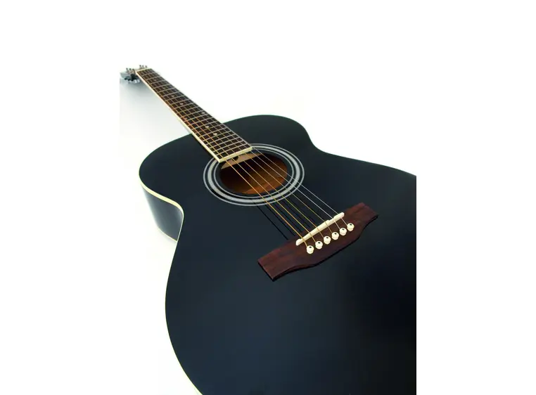 DIMAVERY AW-303 western-guitar, black 